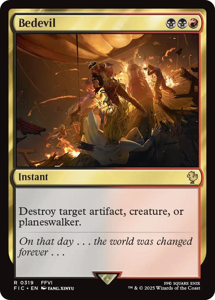 Image for Bedevil (Surge Foil) (319) (Commander: FINAL FANTASY) - Magic: The Gathering