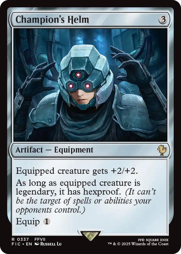 Image for Champion's Helm (Surge Foil) (337) (Commander: FINAL FANTASY) - Magic: The Gathering