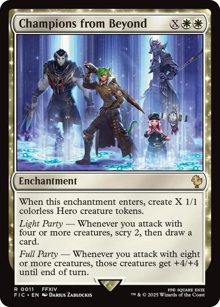 Image for Champions from Beyond (Surge Foil) (11) (Commander: FINAL FANTASY) - Magic: The Gathering