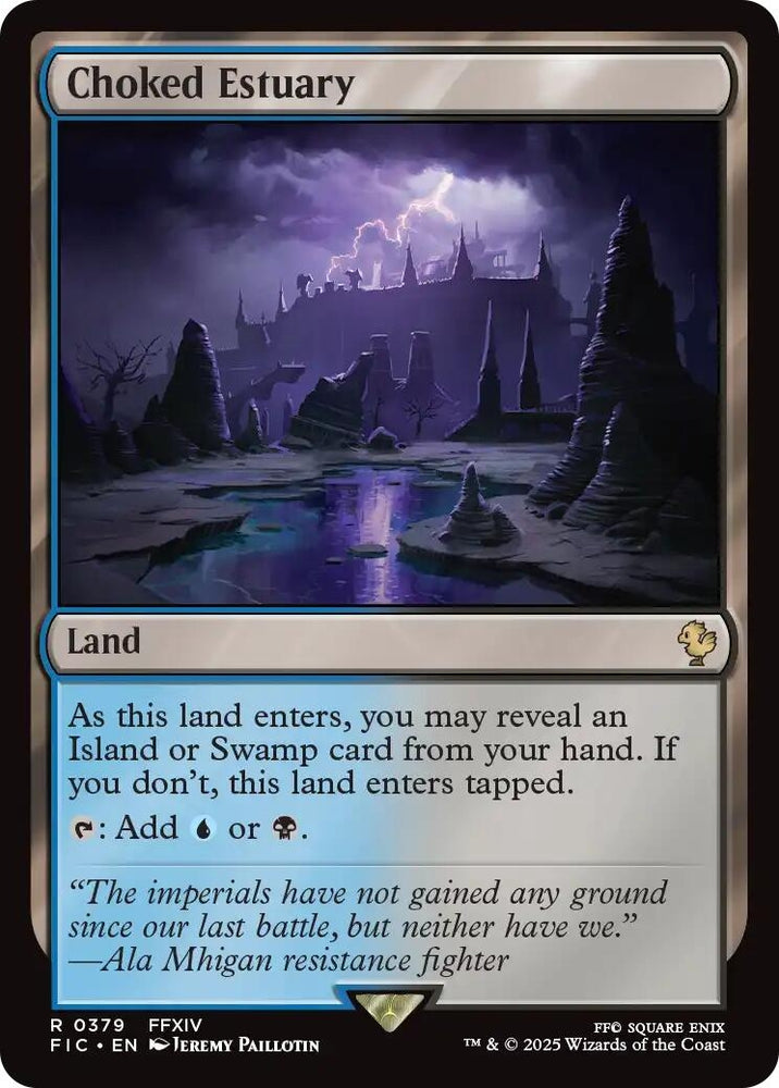 Image for Choked Estuary (Surge Foil) (379) (Commander: FINAL FANTASY) - Magic: The Gathering