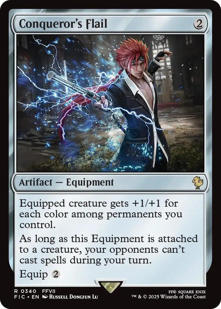 Image for Conqueror's Flail (Surge Foil) (340) (Commander: FINAL FANTASY) - Magic: The Gathering