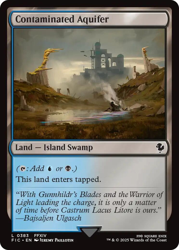 Image for Contaminated Aquifer (Surge Foil) (383) (Commander: FINAL FANTASY) - Magic: The Gathering