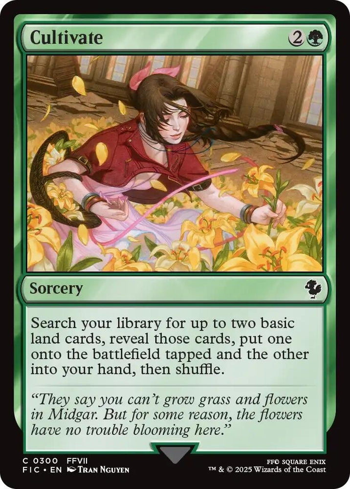 Image for Cultivate (Surge Foil) (300) (Commander: FINAL FANTASY) - Magic: The Gathering
