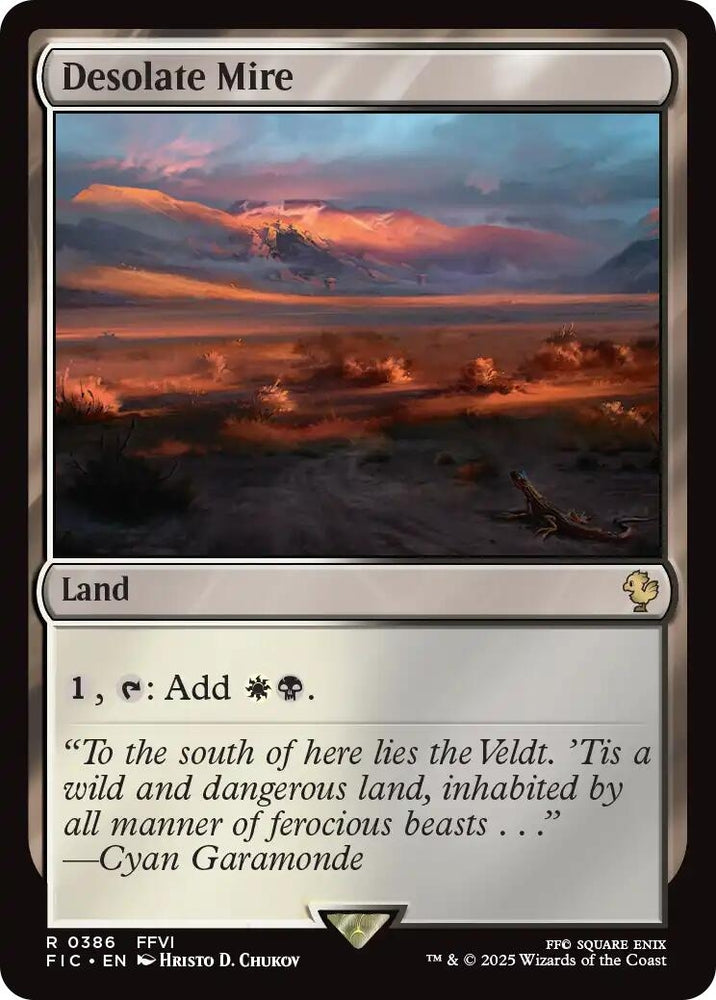 Image for Desolate Mire (Surge Foil) (386) (Commander: FINAL FANTASY) - Magic: The Gathering