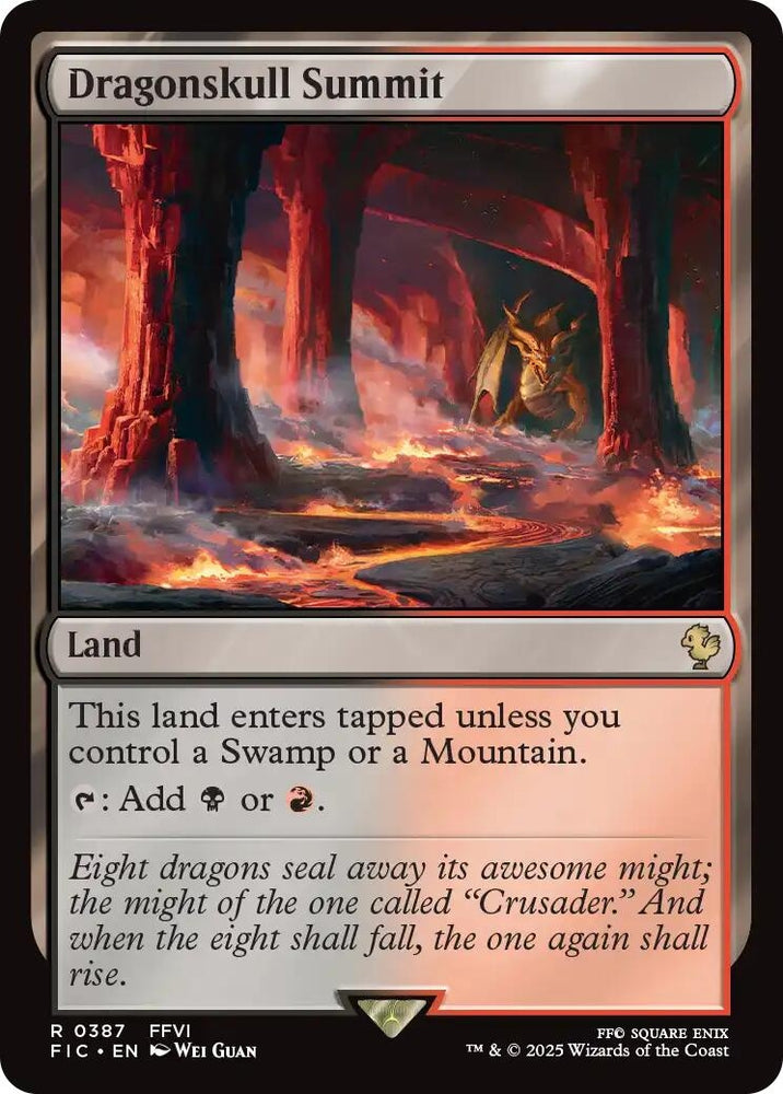 Image for Dragonskull Summit (Surge Foil) (387) (Commander: FINAL FANTASY) - Magic: The Gathering