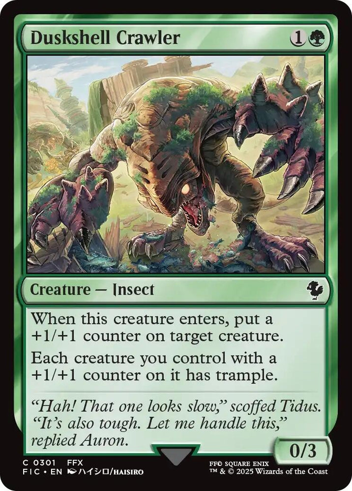 Image for Duskshell Crawler (Surge Foil) (301) (Commander: FINAL FANTASY) - Magic: The Gathering