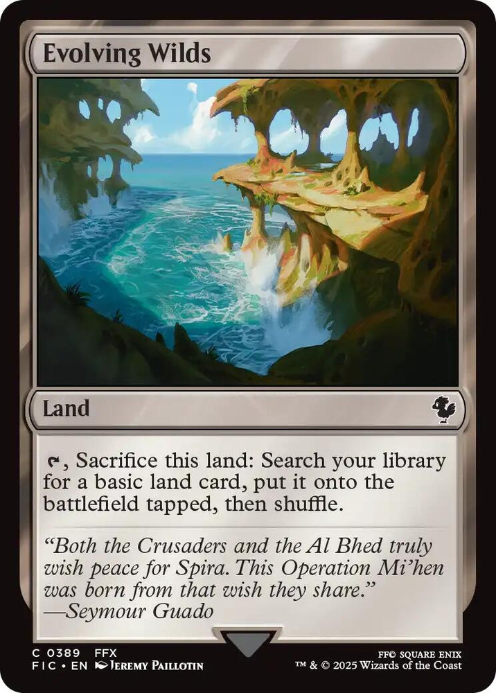 Image for Evolving Wilds (Surge Foil) (389) (Commander: FINAL FANTASY) - Magic: The Gathering