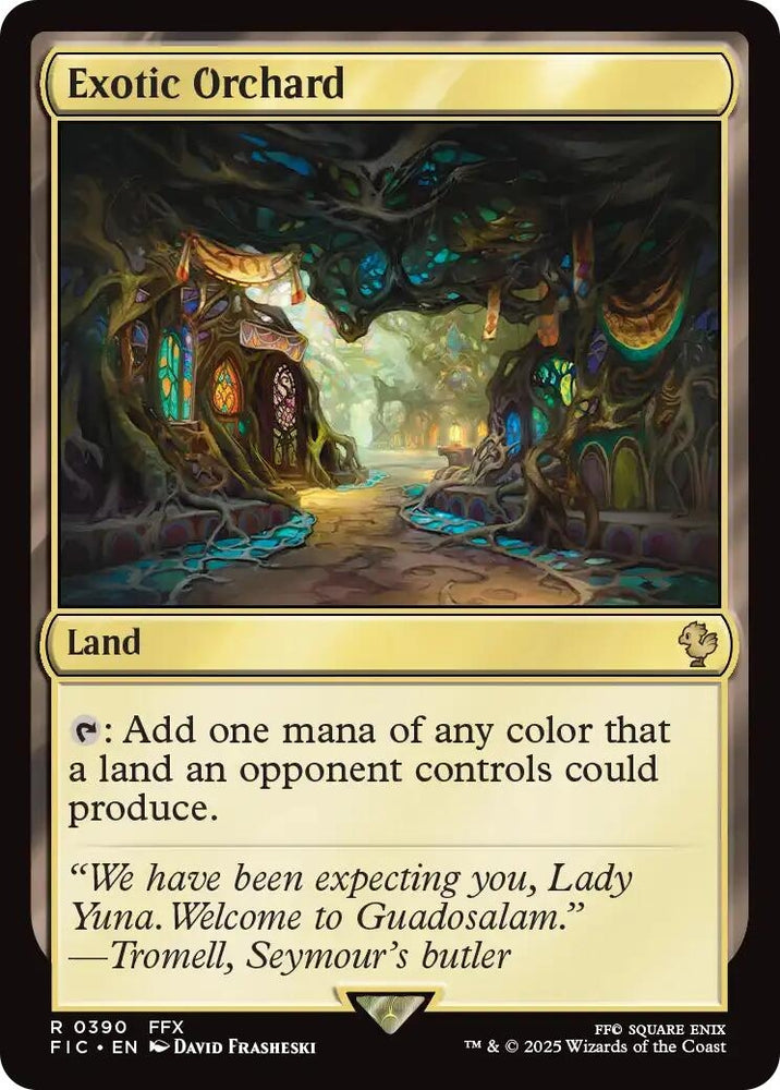 Image for Exotic Orchard (Surge Foil) (390) (Commander: FINAL FANTASY) - Magic: The Gathering