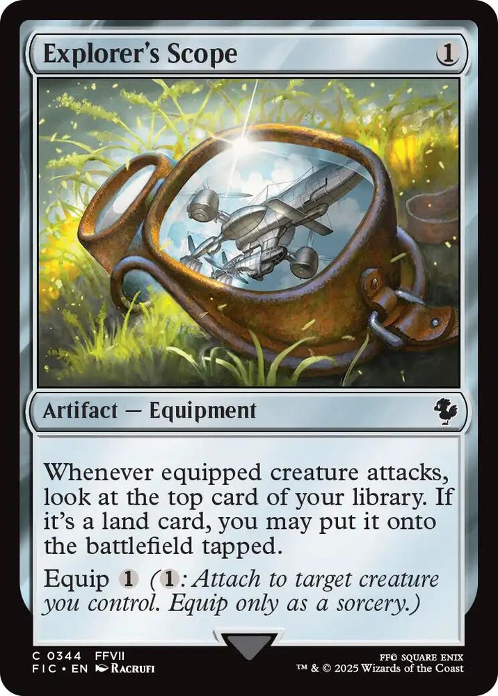 Image for Explorer's Scope (Surge Foil) (344) (Commander: FINAL FANTASY) - Magic: The Gathering