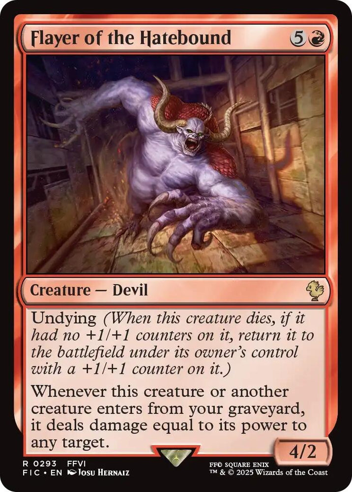 Image for Flayer of the Hatebound (Surge Foil) (293) (Commander: FINAL FANTASY) - Magic: The Gathering