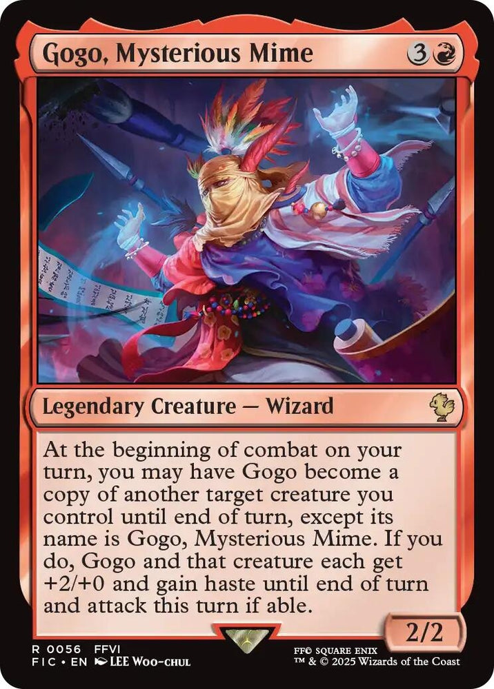 Image for Gogo, Mysterious Mime (Surge Foil) (56) (Commander: FINAL FANTASY) - Magic: The Gathering