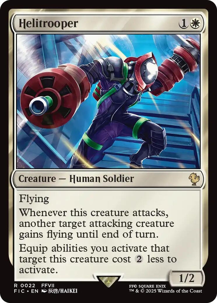 Image for Helitrooper (Surge Foil) (22) (Commander: FINAL FANTASY) - Magic: The Gathering