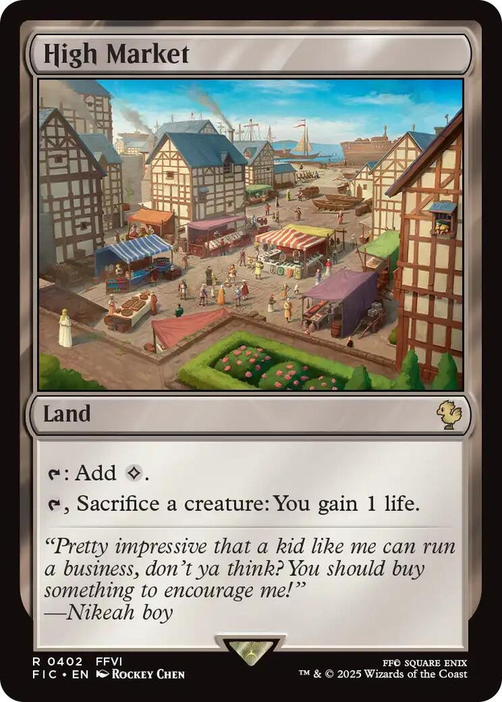 Image for High Market (Surge Foil) (402) (Commander: FINAL FANTASY) - Magic: The Gathering