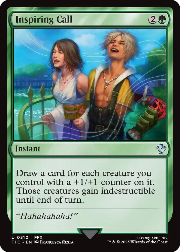 Image for Inspiring Call (Surge Foil) (310) (Commander: FINAL FANTASY) - Magic: The Gathering