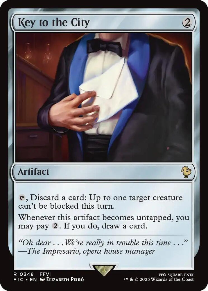 Image for Key to the City (Surge Foil) (348) (Commander: FINAL FANTASY) - Magic: The Gathering