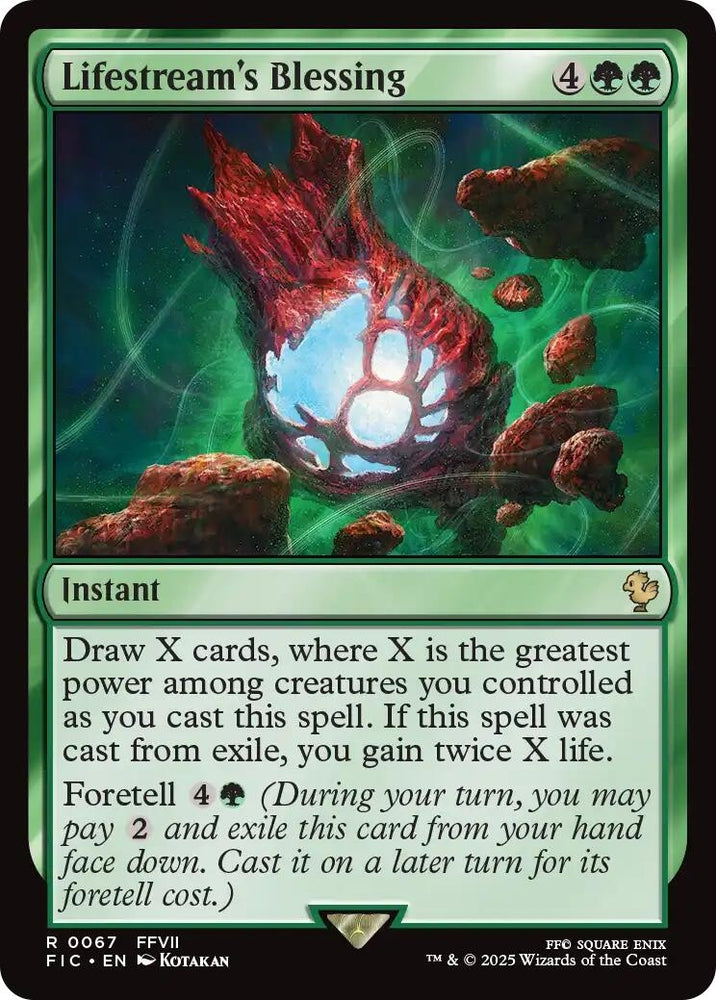 Image for Lifestream's Blessing (Surge Foil) (67) (Commander: FINAL FANTASY) - Magic: The Gathering
