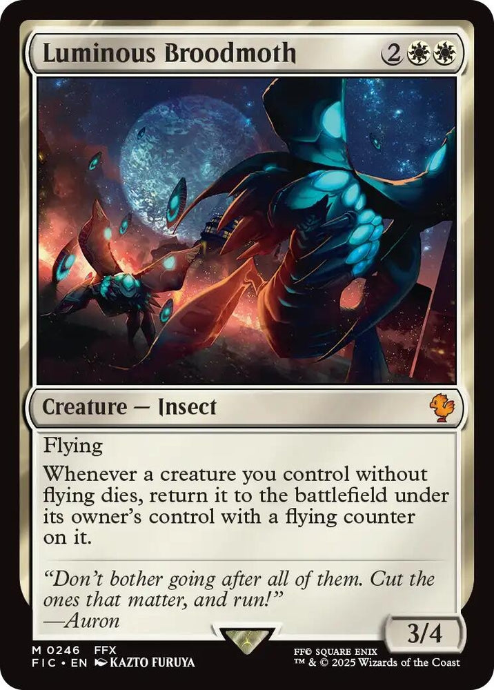 Image for Luminous Broodmoth (Surge Foil) (246) (Commander: FINAL FANTASY) - Magic: The Gathering