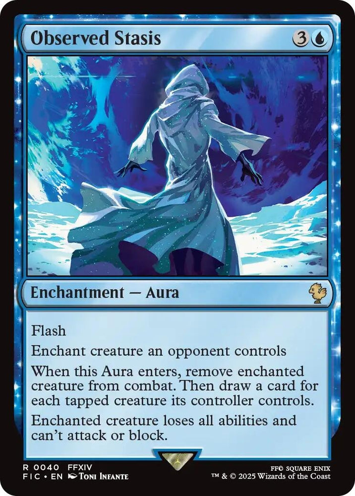 Image for Observed Stasis (Surge Foil) (40) (Commander: FINAL FANTASY) - Magic: The Gathering