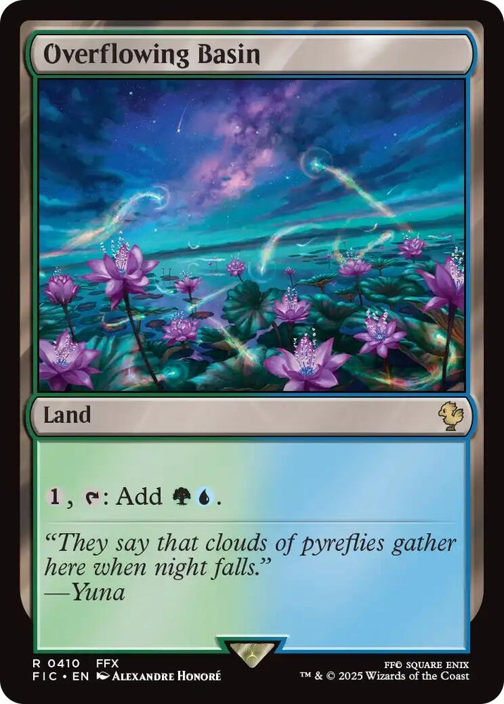 Image for Overflowing Basin (Surge Foil) (410) (Commander: FINAL FANTASY) - Magic: The Gathering