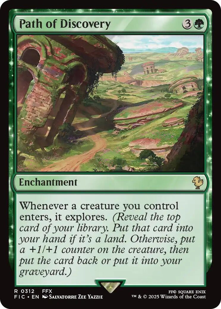 Image for Path of Discovery (Surge Foil) (312) (Commander: FINAL FANTASY) - Magic: The Gathering