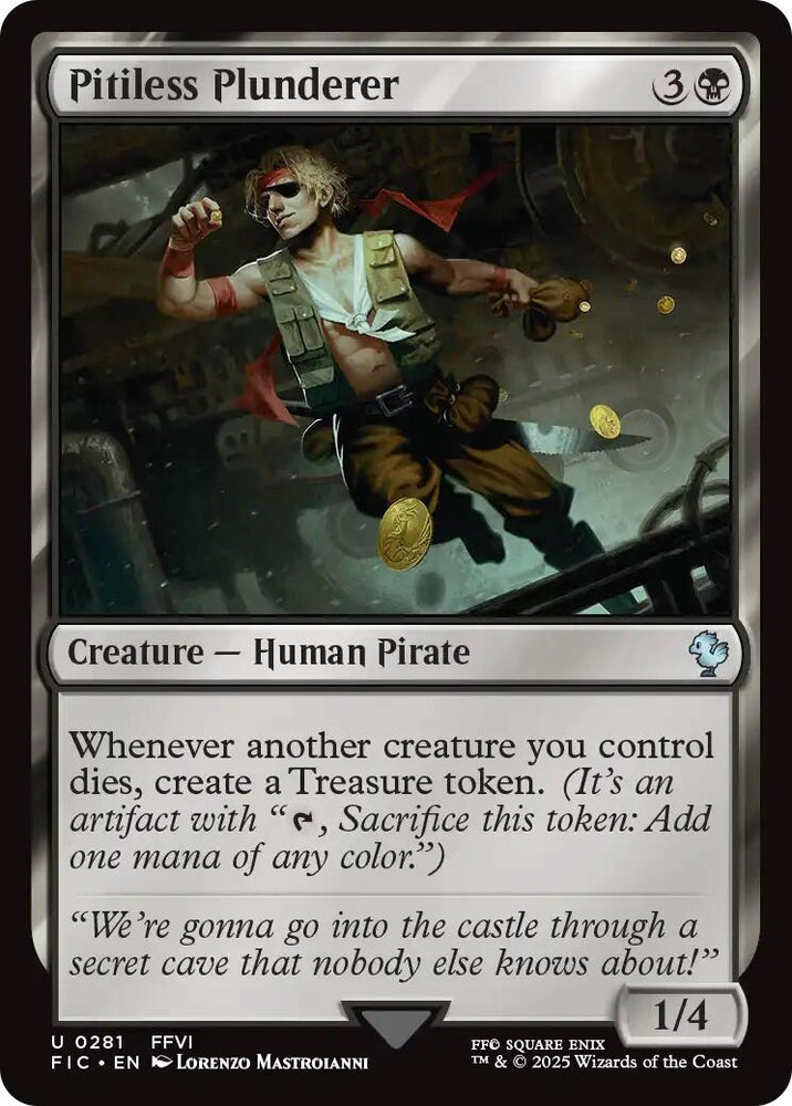 Image for Pitiless Plunderer (Surge Foil) (281) (Commander: FINAL FANTASY) - Magic: The Gathering