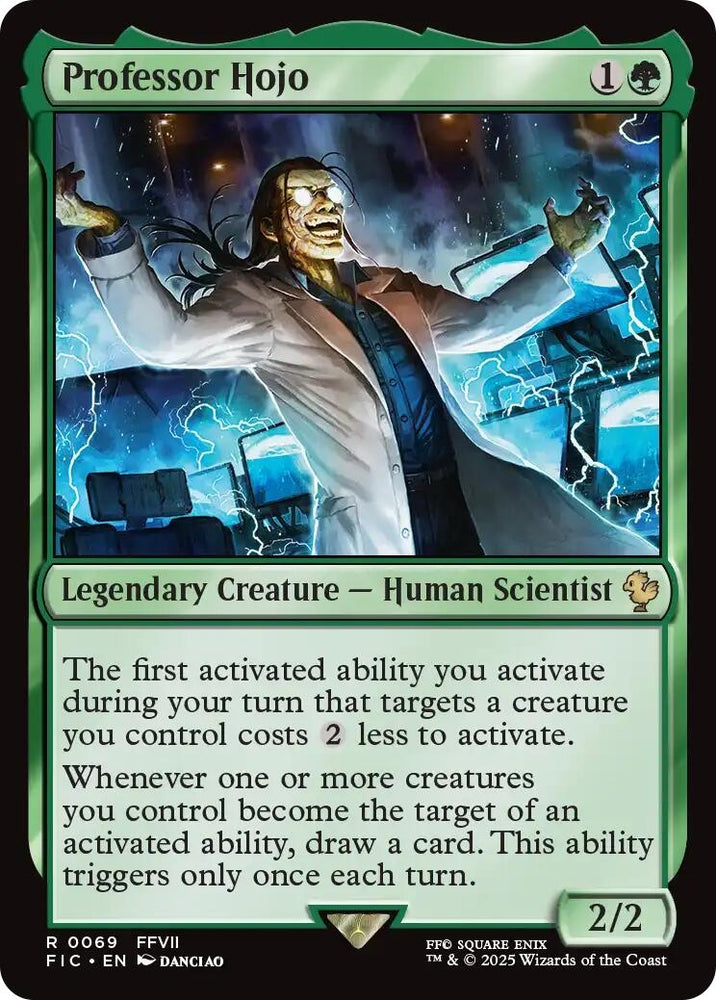 Image for Professor Hojo (Surge Foil) (69) (Commander: FINAL FANTASY) - Magic: The Gathering
