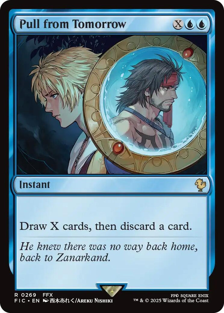 Image for Pull from Tomorrow (Surge Foil) (269) (Commander: FINAL FANTASY) - Magic: The Gathering