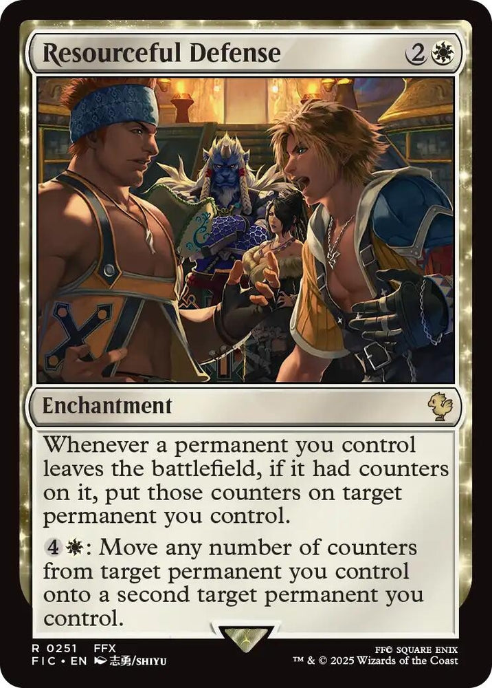Image for Resourceful Defense (Surge Foil) (251) (Commander: FINAL FANTASY) - Magic: The Gathering