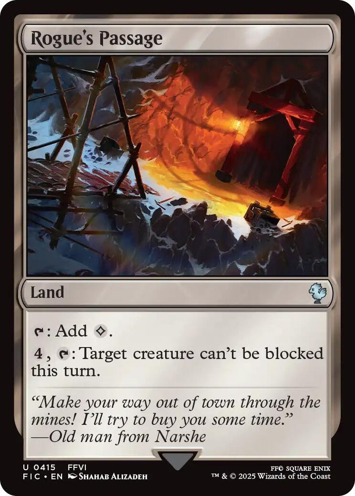 Image for Rogue's Passage (Surge Foil) (415) (Commander: FINAL FANTASY) - Magic: The Gathering