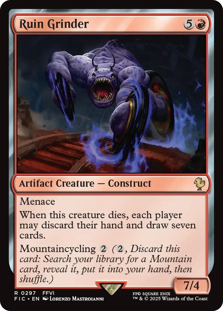 Image for Ruin Grinder (Surge Foil) (297) (Commander: FINAL FANTASY) - Magic: The Gathering
