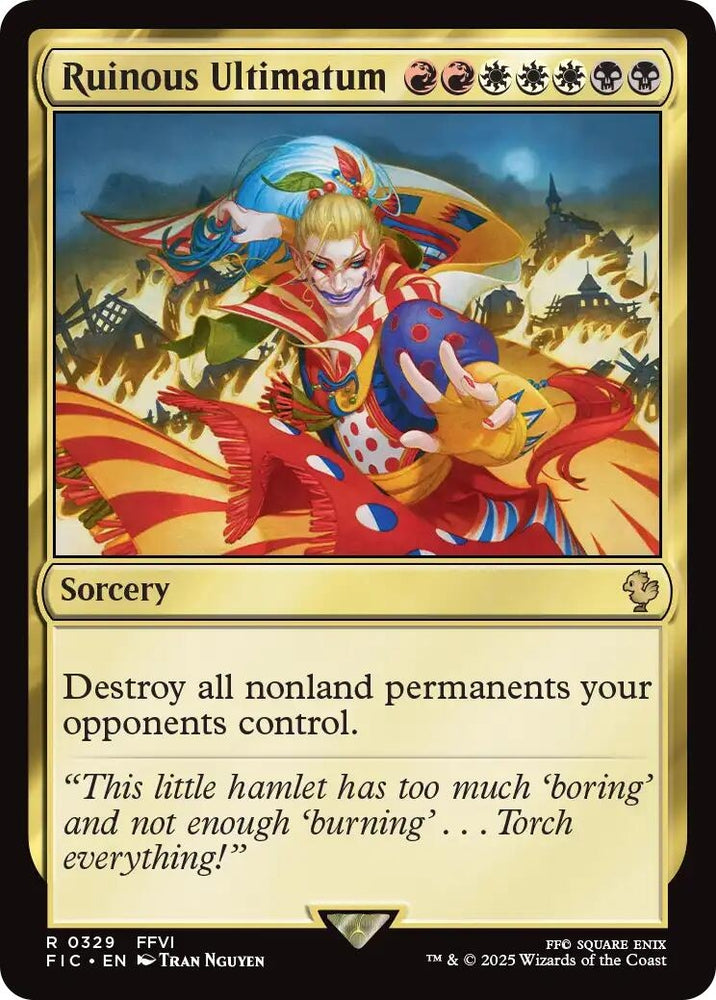 Image for Ruinous Ultimatum (Surge Foil) (329) (Commander: FINAL FANTASY) - Magic: The Gathering
