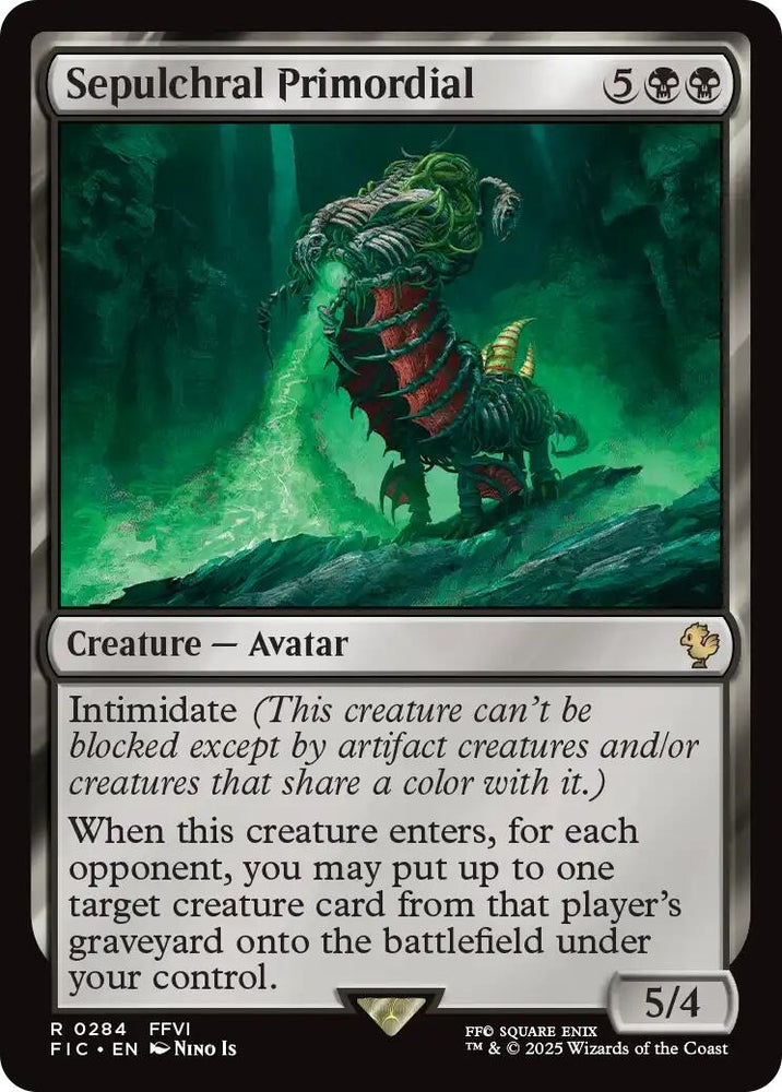Image for Sepulchral Primordial (Surge Foil) (284) (Commander: FINAL FANTASY) - Magic: The Gathering