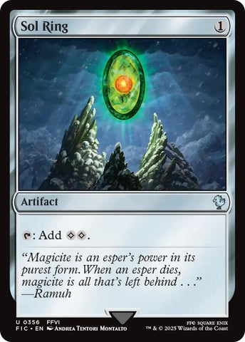 Image for Sol Ring (0356) (Surge Foil) (356) (Commander: FINAL FANTASY) - Magic: The Gathering