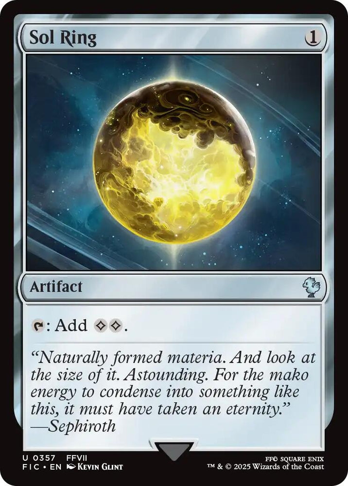 Image for Sol Ring (0357) (Surge Foil) (357) (Commander: FINAL FANTASY) - Magic: The Gathering