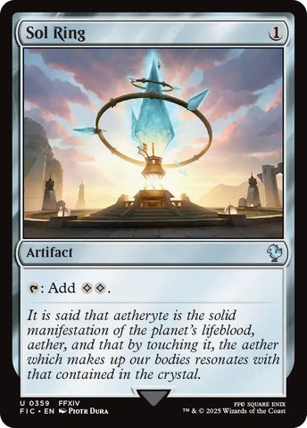 Image for Sol Ring (0359) (Surge Foil) (359) (Commander: FINAL FANTASY) - Magic: The Gathering