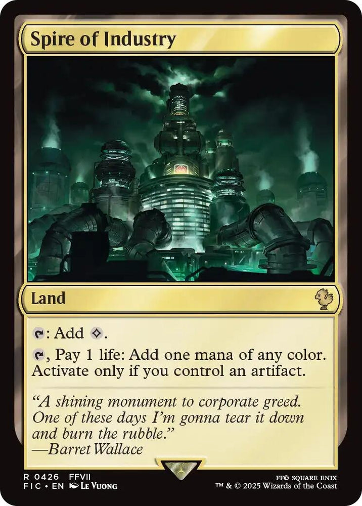 Image for Spire of Industry (Surge Foil) (426) (Commander: FINAL FANTASY) - Magic: The Gathering