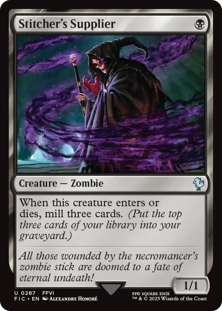 Image for Stitcher's Supplier (Surge Foil) (287) (Commander: FINAL FANTASY) - Magic: The Gathering
