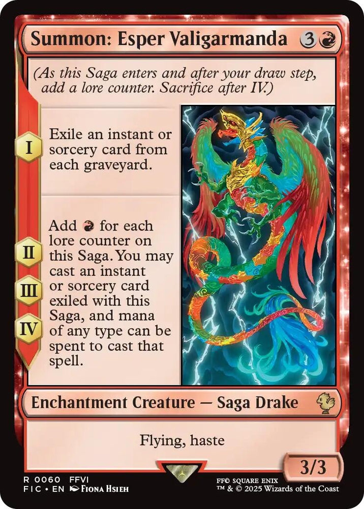 Image for Summon: Esper Valigarmanda (Surge Foil) (60) (Commander: FINAL FANTASY) - Magic: The Gathering