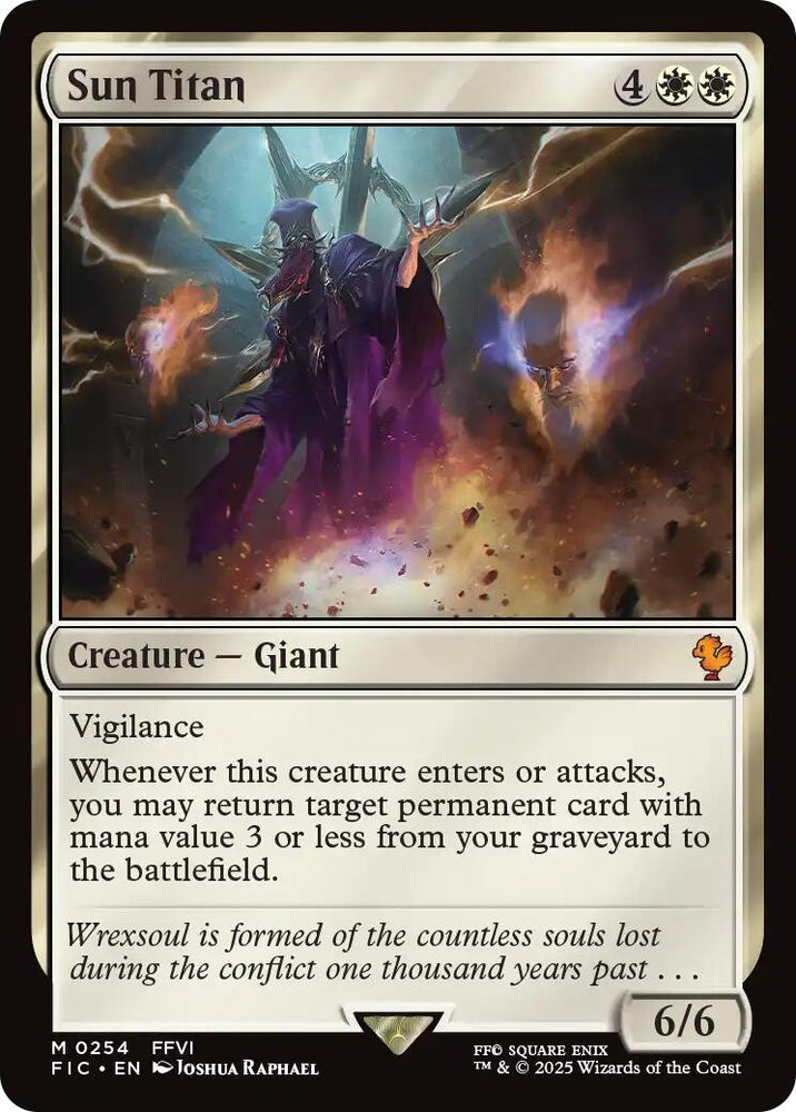 Image for Sun Titan (Surge Foil) (254) (Commander: FINAL FANTASY) - Magic: The Gathering