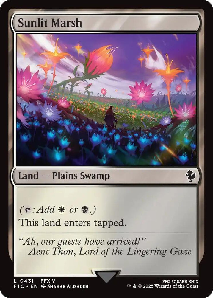Image for Sunlit Marsh (Surge Foil) (431) (Commander: FINAL FANTASY) - Magic: The Gathering