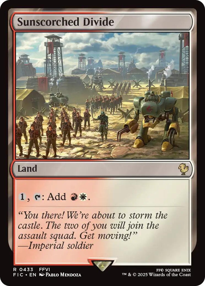 Image for Sunscorched Divide (Surge Foil) (433) (Commander: FINAL FANTASY) - Magic: The Gathering