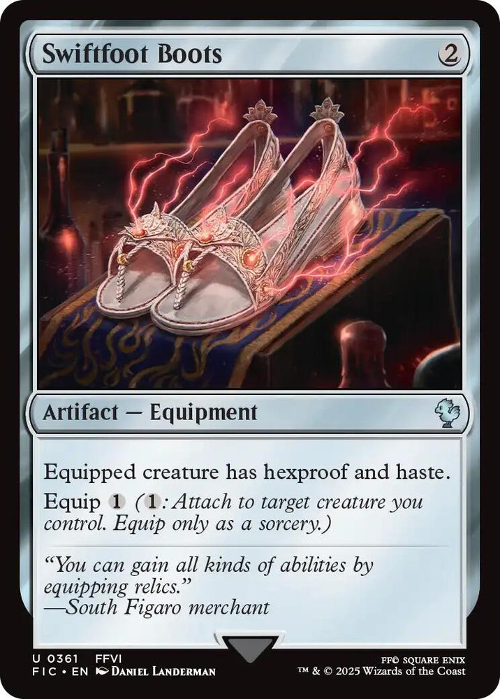 Image for Swiftfoot Boots (Surge Foil) (361) (Commander: FINAL FANTASY) - Magic: The Gathering