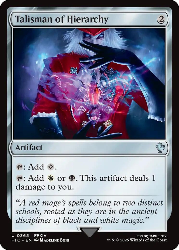 Image for Talisman of Hierarchy (Surge Foil) (365) (Commander: FINAL FANTASY) - Magic: The Gathering