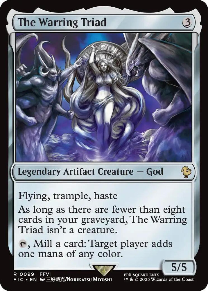 Image for The Warring Triad (Surge Foil) (99) (Commander: FINAL FANTASY) - Magic: The Gathering