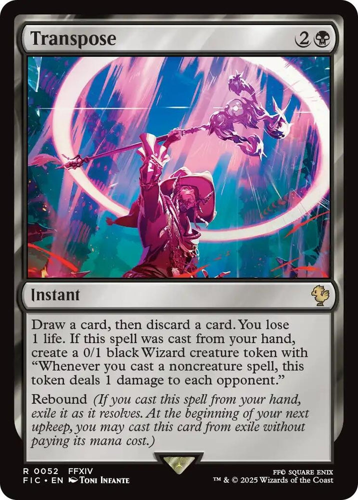 Image for Transpose (Surge Foil) (52) (Commander: FINAL FANTASY) - Magic: The Gathering