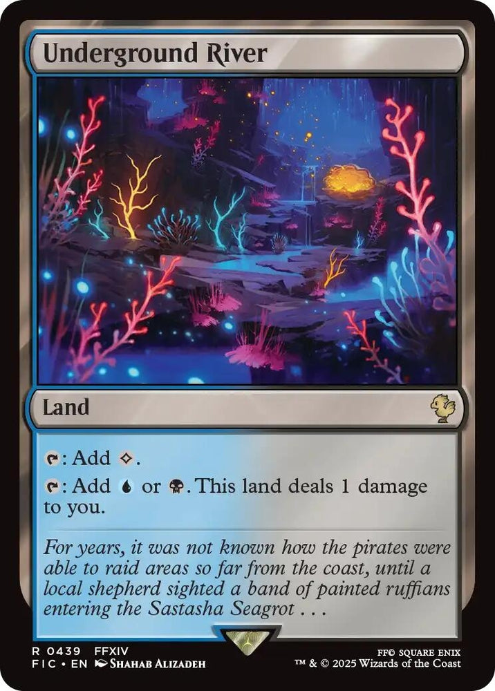 Image for Underground River (Surge Foil) (439) (Commander: FINAL FANTASY) - Magic: The Gathering