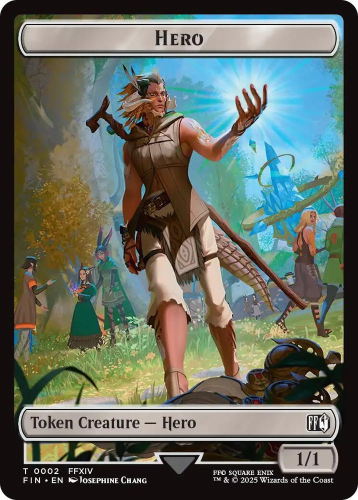 Image for Hero (0002) // Food Double-Sided Token (2 // 22) (FINAL FANTASY) - Magic: The Gathering