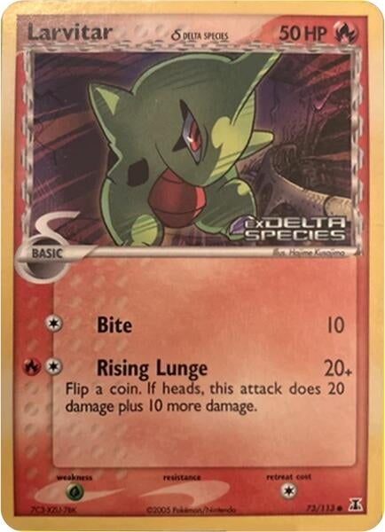 Larvitar (Delta Species Stamp) (73/113) (Miscellaneous Cards & Products)