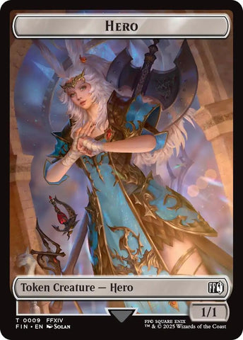 Image for Hero (0009) // Treasure Double-Sided Token - Magic: The Gathering