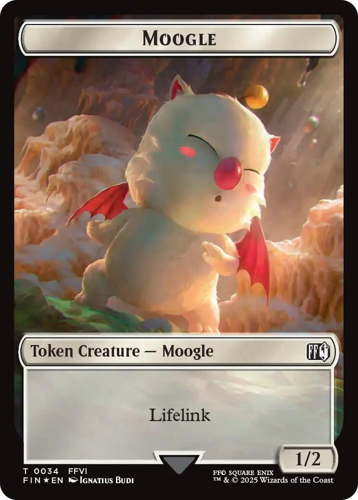 Image for Moogle (0034) // Treasure (0036) Double-Sided Token (Surge Foil) - Magic: The Gathering